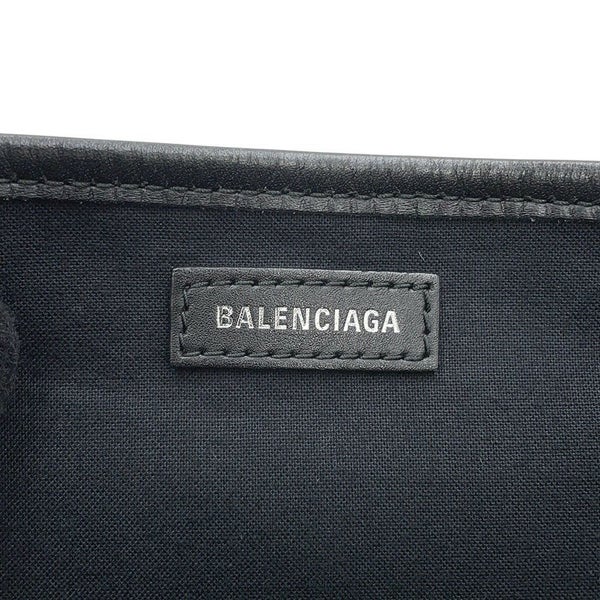 バレンシアガ トートバッグ ネイビーカバス S ポーチ付 339933 BALENCIAGA 黒