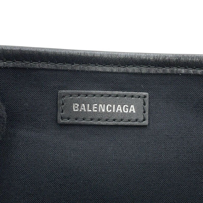 バレンシアガ トートバッグ ネイビーカバス S ポーチ付 339933 BALENCIAGA 黒