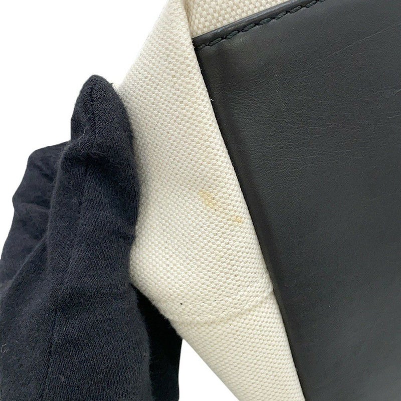 バレンシアガ トートバッグ ネイビーカバス S ポーチ付 339933 BALENCIAGA 黒