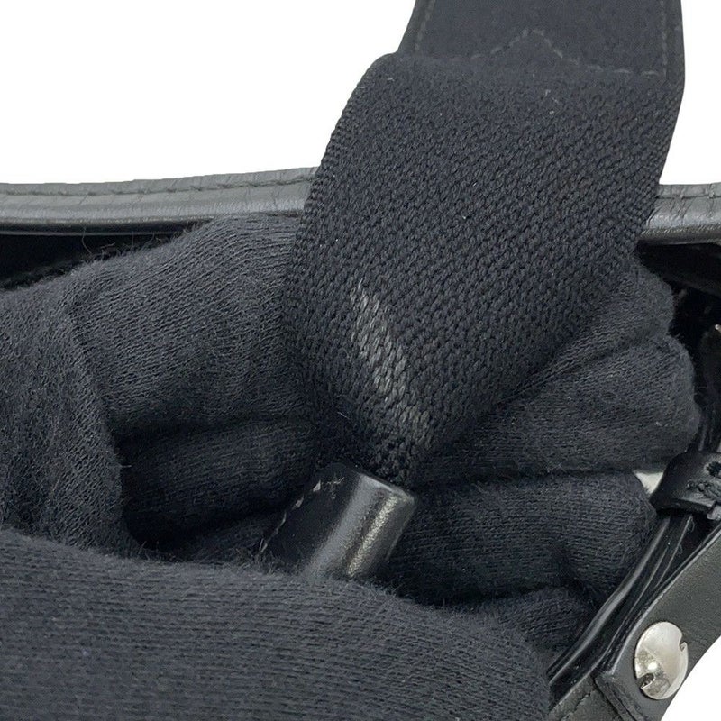 バレンシアガ トートバッグ ネイビーカバス S ポーチ付 339933 BALENCIAGA 黒