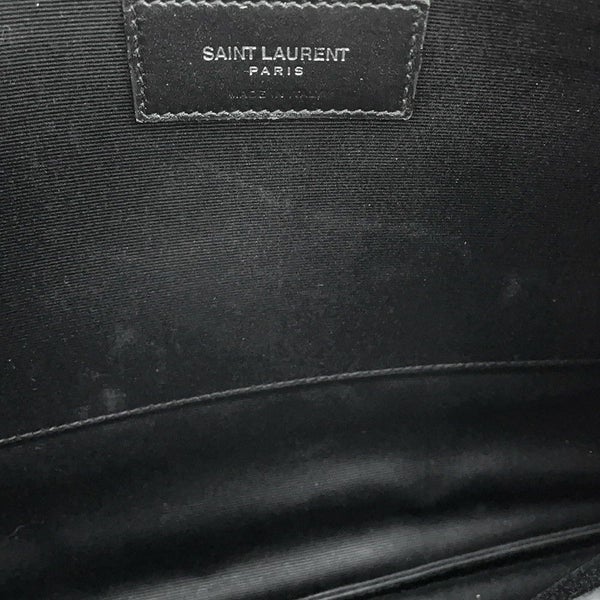 サンローランパリ クラッチバッグ モノグラム ジップ タブレットホルダー 453249 SAINT LAURENT PARIS 黒