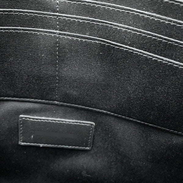 サンローランパリ クラッチバッグ モノグラム ジップ タブレットホルダー 453249 SAINT LAURENT PARIS 黒