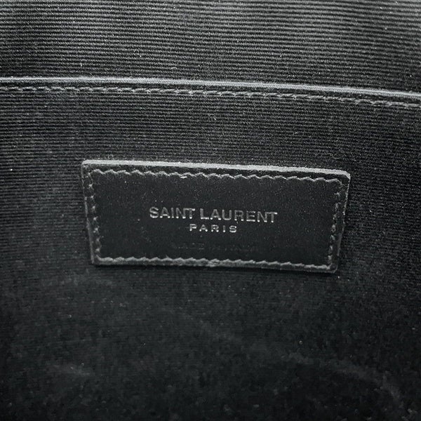 サンローランパリ クラッチバッグ モノグラム ジップ タブレットホルダー 453249 SAINT LAURENT PARIS 黒