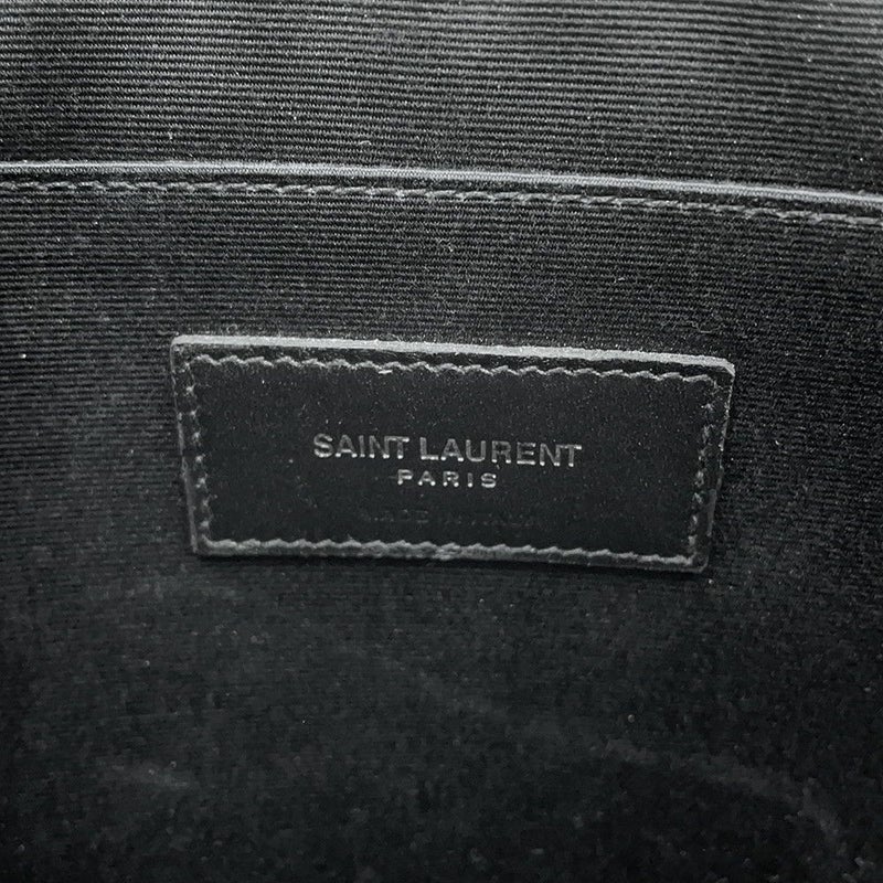 サンローランパリ クラッチバッグ モノグラム ジップ タブレットホルダー 453249 SAINT LAURENT PARIS 黒