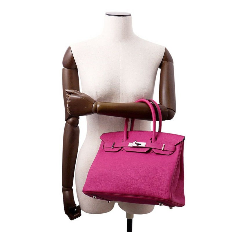 エルメス バーキン30 ローズパープル/シルバー金具 トゴ A刻印 HERMES Birkin ハンドバッグ