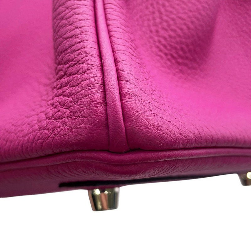 エルメス バーキン30 ローズパープル/シルバー金具 トゴ A刻印 HERMES Birkin ハンドバッグ