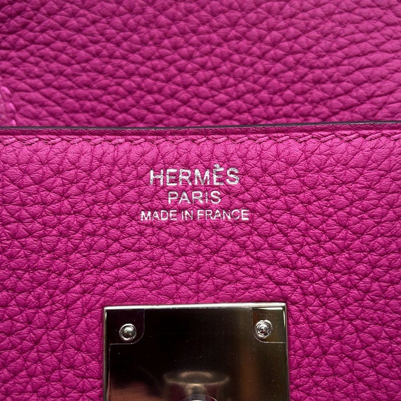 エルメス バーキン30 ローズパープル/シルバー金具 トゴ A刻印 HERMES Birkin ハンドバッグ