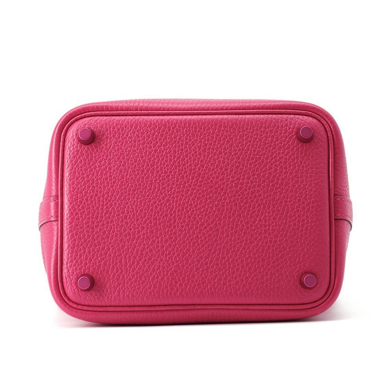 エルメス ハンドバッグ ピコタンロックPM モノクローム ローズメキシコ/ピンク金具 トリヨンクレマンス U刻印