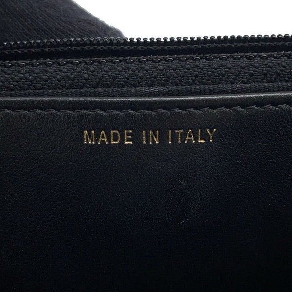 シャネル チェーンウォレット カメリア ココマーク キャビアスキン A47421 CHANEL 財布 黒