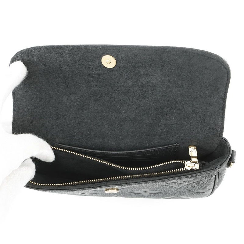 ルイヴィトン チェーンウォレット モノグラム・アンプラント ウォレット オン チェーン・アイビー M82154  2way 黒 ブラック