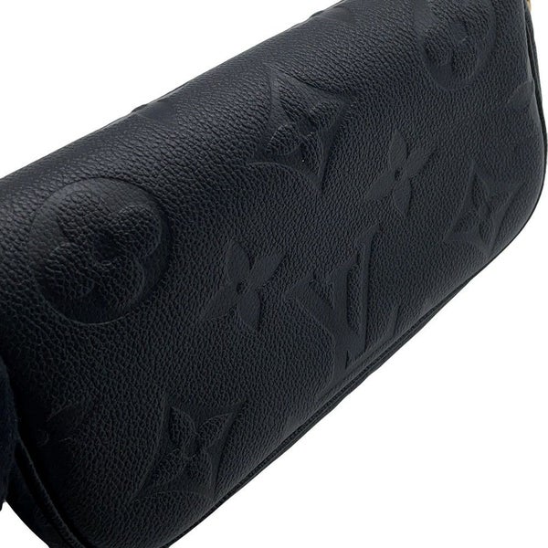 ルイヴィトン チェーンウォレット モノグラム・アンプラント ウォレット オン チェーン・アイビー M82154  2way 黒 ブラック