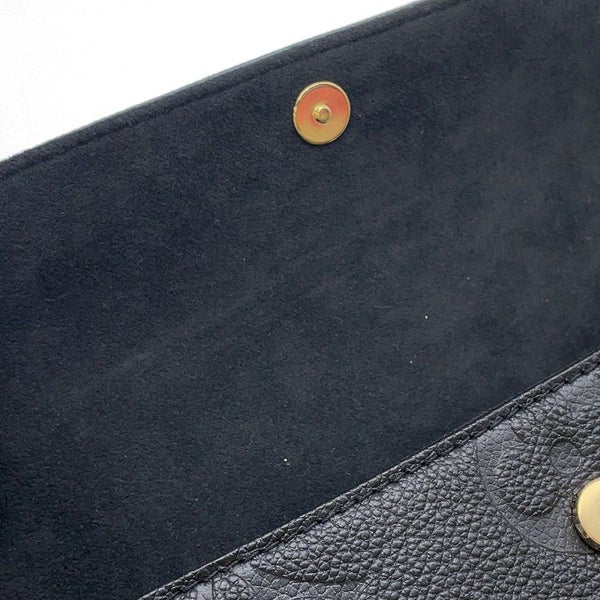 ルイヴィトン チェーンウォレット モノグラム・アンプラント ウォレット オン チェーン・アイビー M82154  2way 黒 ブラック