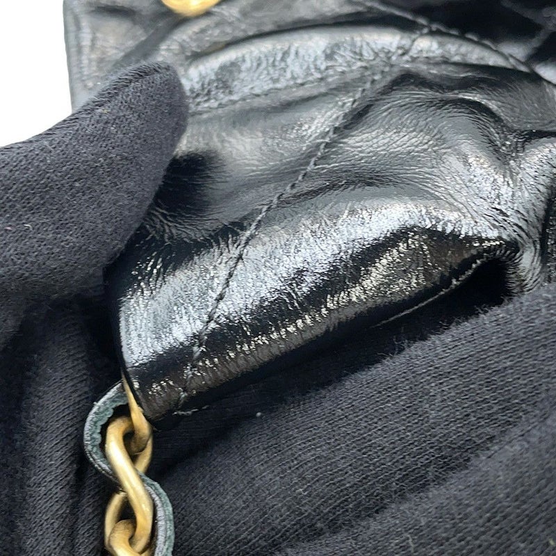 シャネル ハンドバッグ シャネル22 シャイニーカーフレザー AS3261 CHANEL ショルダーバッグ 黒