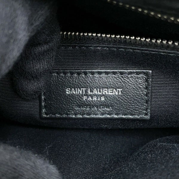サンローランパリ チェーンショルダー バッグ ルル ミディアム レザー 574946 SAINT LAURENT PARIS 黒