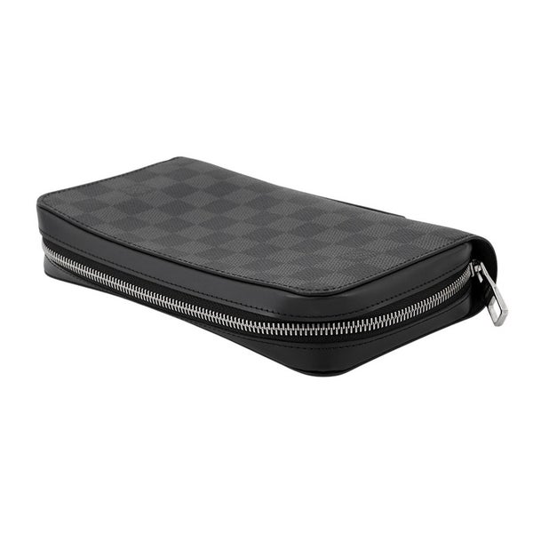 ルイヴィトン 長財布 ダミエ・グラフィット ジッピーXL ハンドル付き N41503 LOUIS VUITTON 財布 メンズ ブラック 黒
