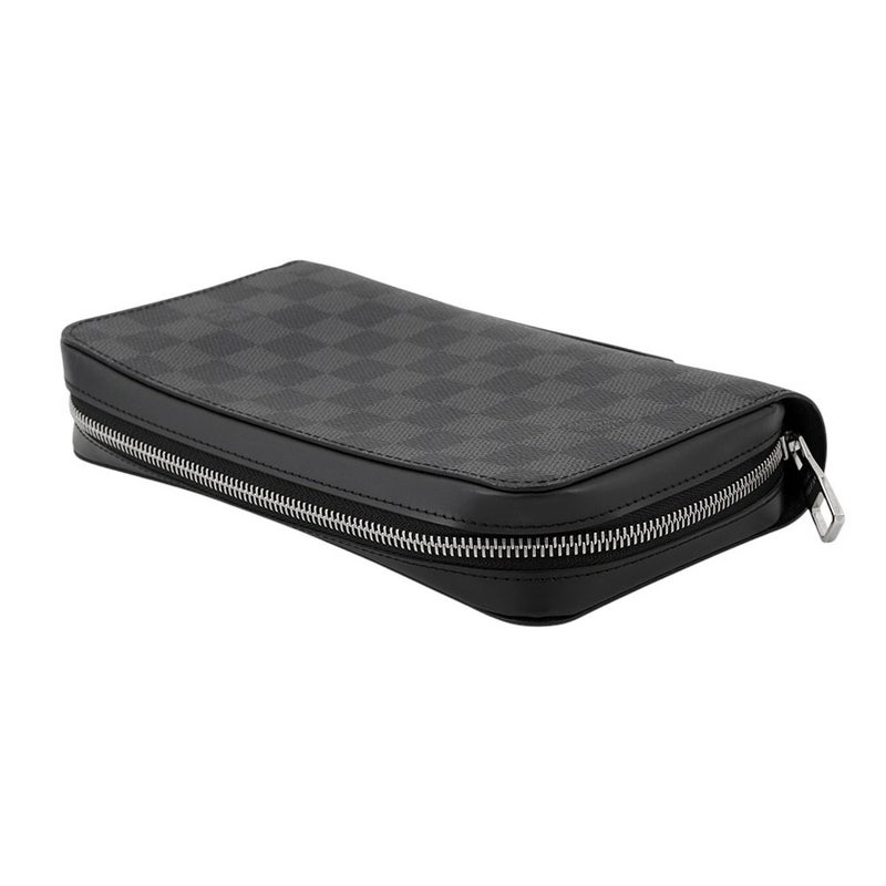 ルイヴィトン 長財布 ダミエ・グラフィット ジッピーXL ハンドル付き N41503 LOUIS VUITTON 財布 メンズ ブラック 黒