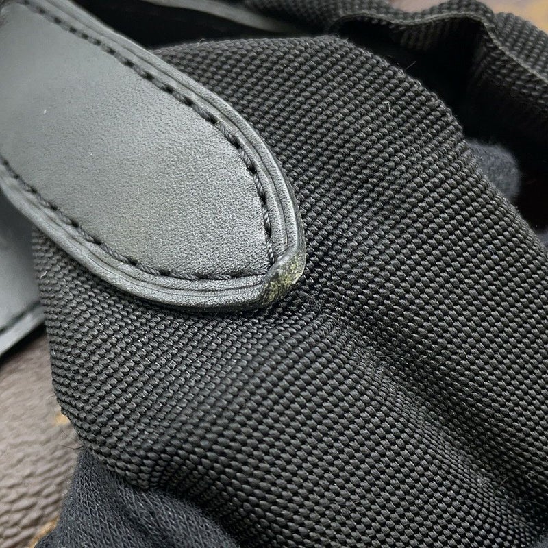 ルイヴィトン リュックサック モノグラム・マカサー クリストファーMM M43735 LOUIS VUITTON バックパック 黒 ブラック