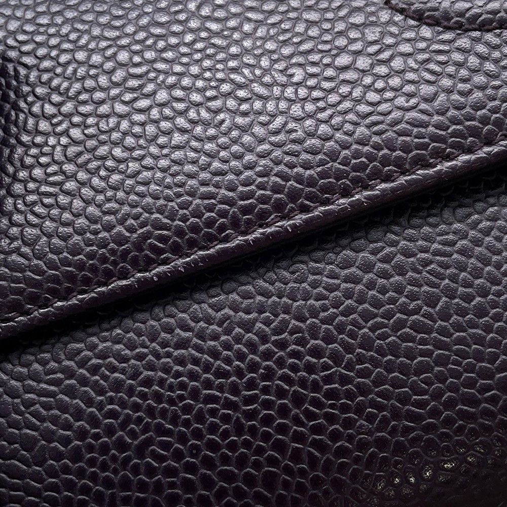 シャネル 長財布 ココマーク キャビアスキン A50070 CHANEL 財布 二