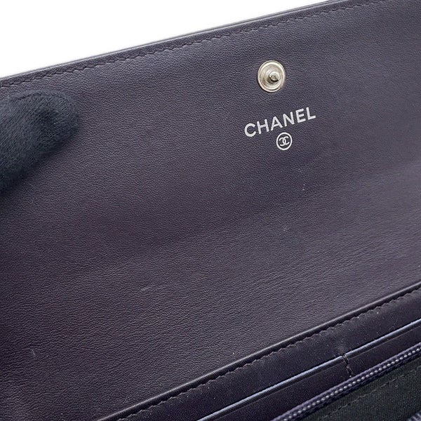シャネル 長財布 ココマーク キャビアスキン A50070 CHANEL 財布 二つ折り長財布