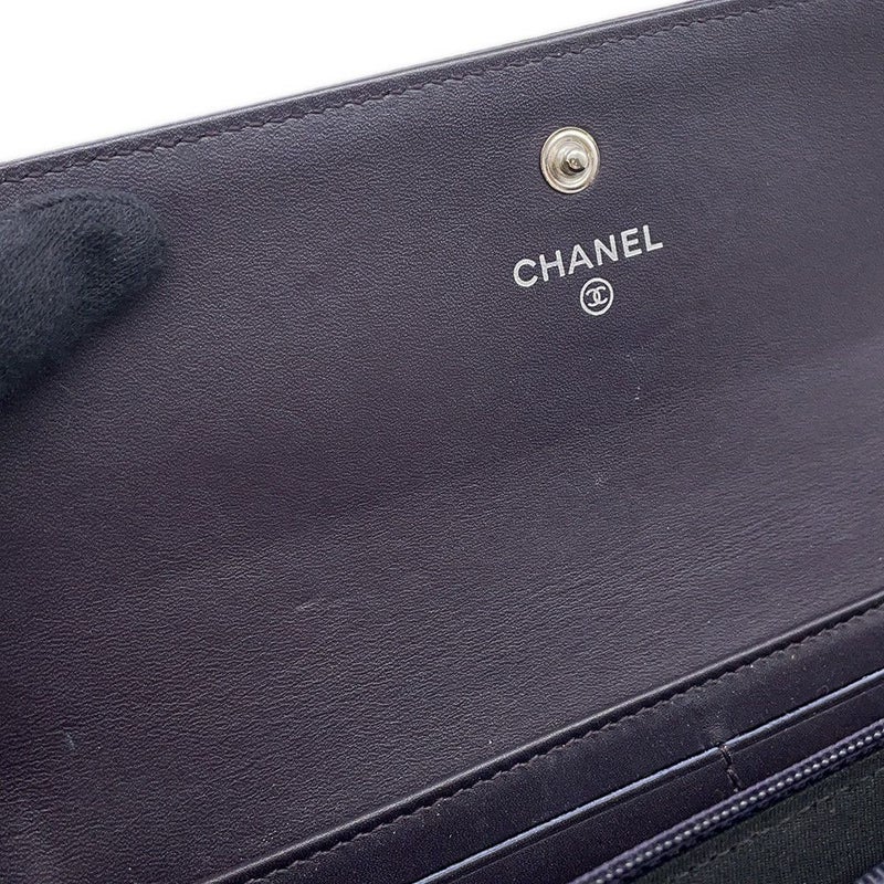 シャネル 長財布 ココマーク キャビアスキン A50070 CHANEL 財布 二つ折り長財布