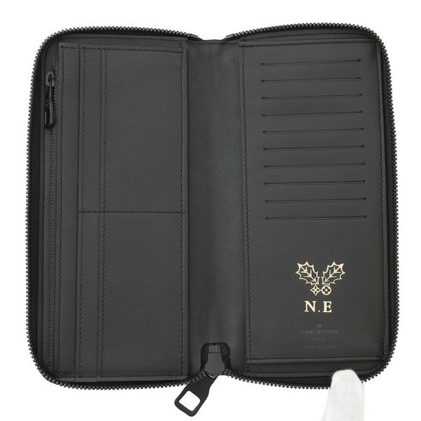 ルイヴィトン 長財布 モノグラム トリヨンレザー ジッピーウォレット・ヴェルティカル M69047 LOUIS VUITTON  財布 メンズ 黒