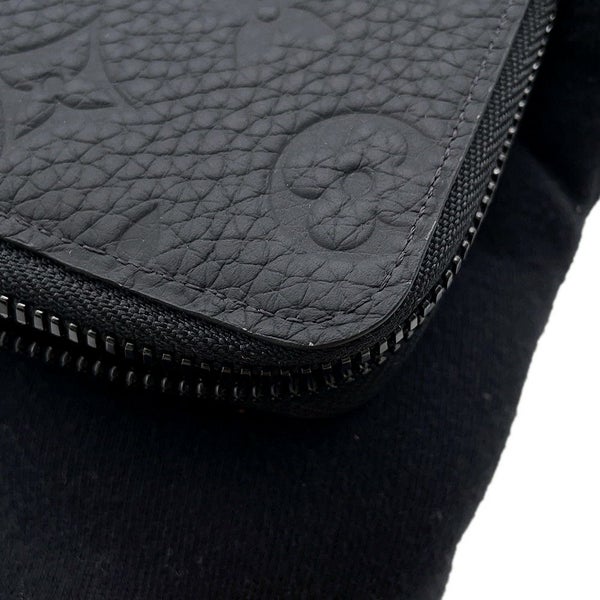 ルイヴィトン 長財布 モノグラム トリヨンレザー ジッピーウォレット・ヴェルティカル M69047 LOUIS VUITTON  財布 メンズ 黒