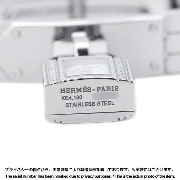 エルメス ケリーウォッチ ダイヤベゼル KE4.130.130 HERMES 腕時計 スパークリングホワイトラッカー文字盤