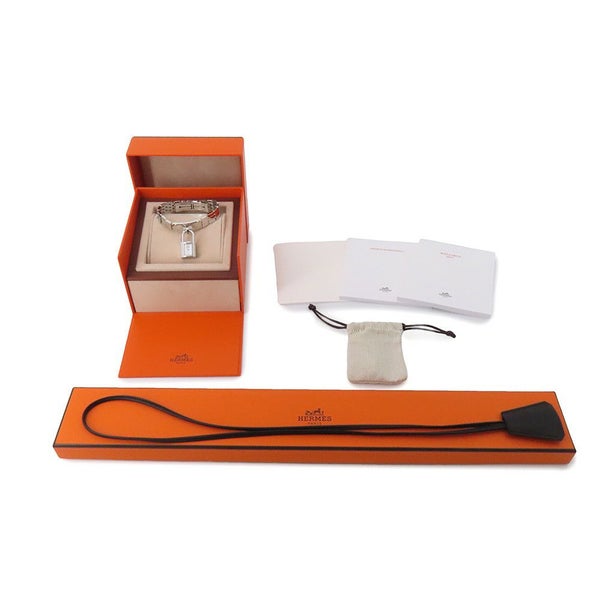 エルメス ケリーウォッチ ダイヤベゼル KE4.130.130 HERMES 腕時計 スパークリングホワイトラッカー文字盤