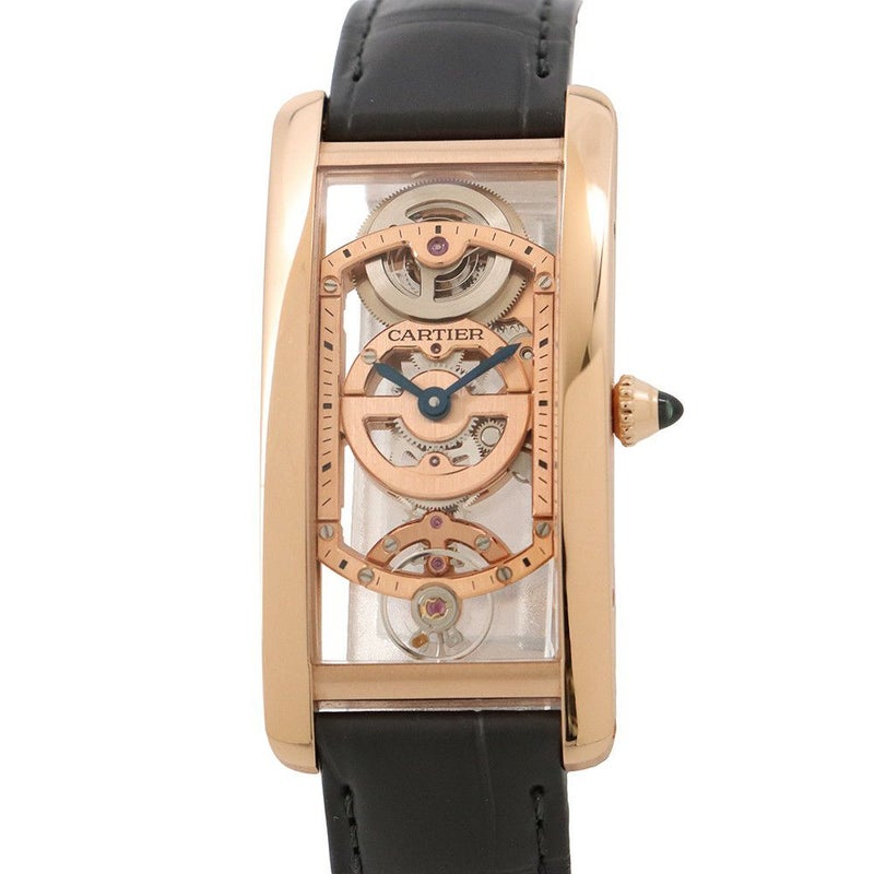 カルティエ タンク サントレ LM 100本限定 WHTA0008 Cartier 腕時計 スケルトン文字盤