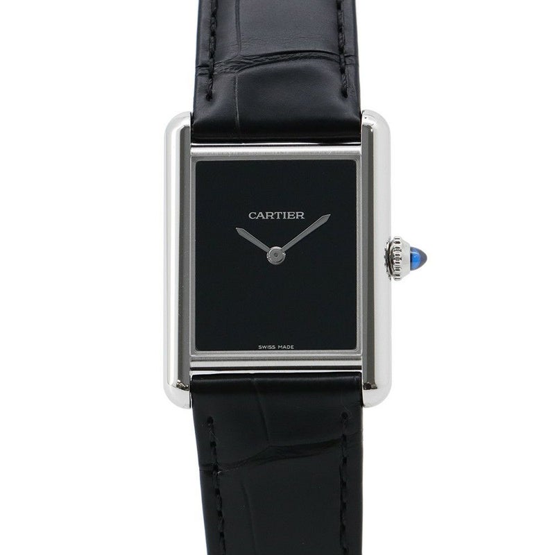 カルティエ タンク マスト ドゥ カルティエ ウォッチ LM WSTA0072 Cartier 腕時計 黒文字盤