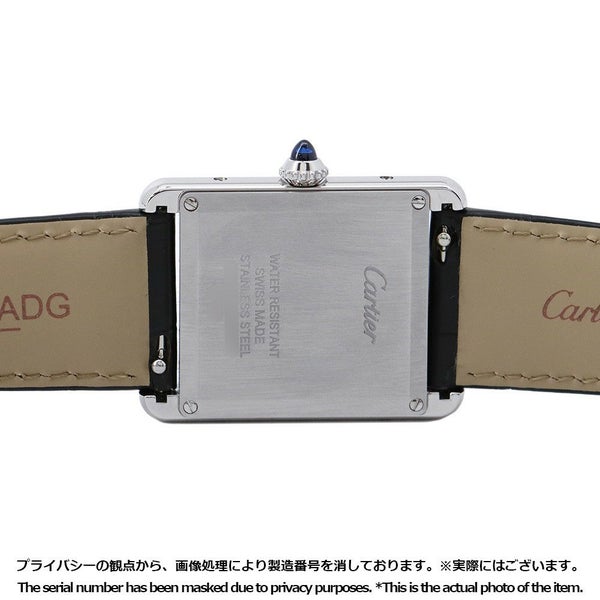 カルティエ タンク マスト ドゥ カルティエ ウォッチ LM WSTA0072 Cartier 腕時計 黒文字盤