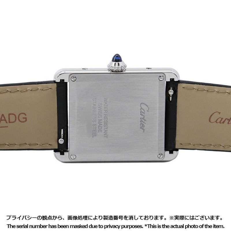 カルティエ タンク マスト ドゥ カルティエ ウォッチ LM WSTA0072 Cartier 腕時計 黒文字盤