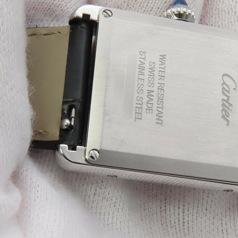 カルティエ タンク マスト ドゥ カルティエ ウォッチ LM WSTA0072 Cartier 腕時計 黒文字盤