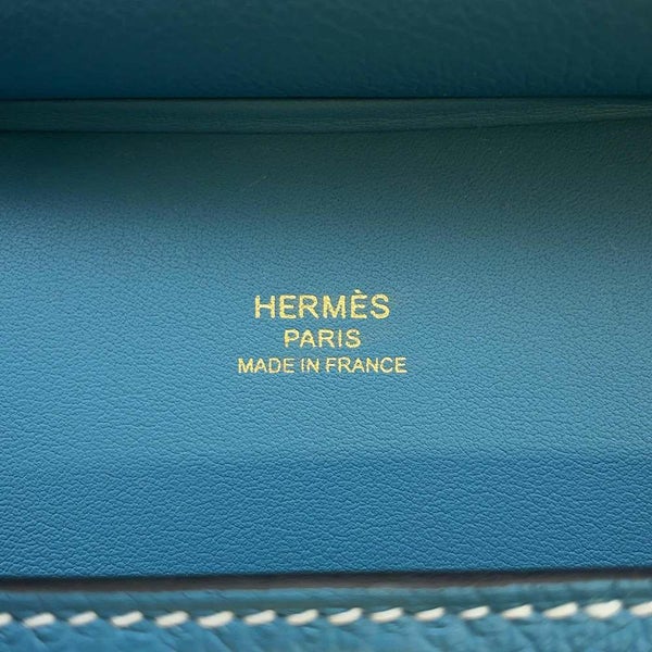 エルメス ジプシエール ミニ ニューブルージーン/ゴールド金具 エバーカラー W刻印