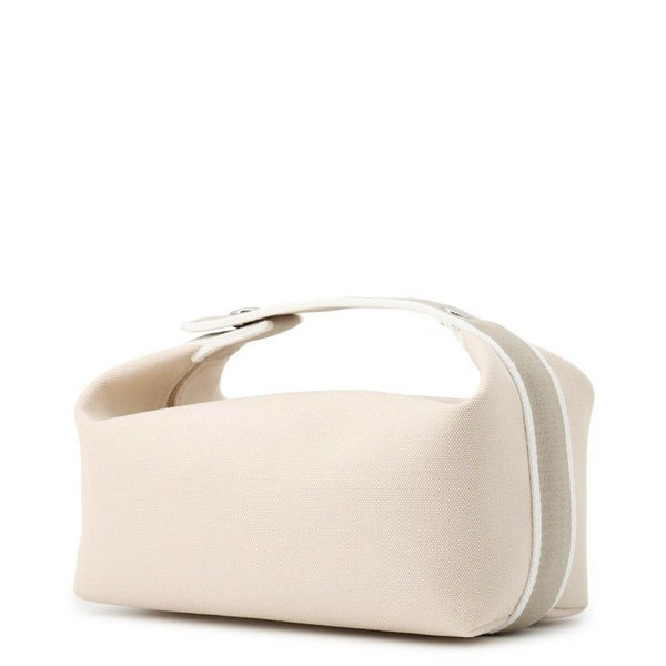 エルメス ポーチ ブリッド・ア・ブラックPM ベージュ/シルバー金具 キャンバス HERMES バッグ 小物入れ