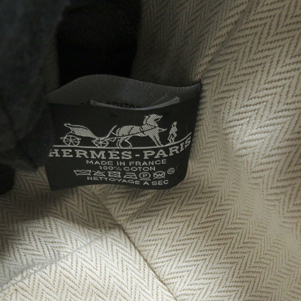 エルメス ポーチ ブリッド・ア・ブラックPM ベージュ/シルバー金具 キャンバス HERMES バッグ 小物入れ