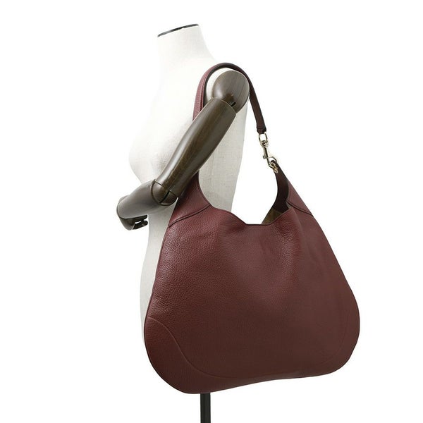 グッチ ショルダーバッグ GUCCI B ミディアム レザー 820169 GUCCI 2way ボルドー