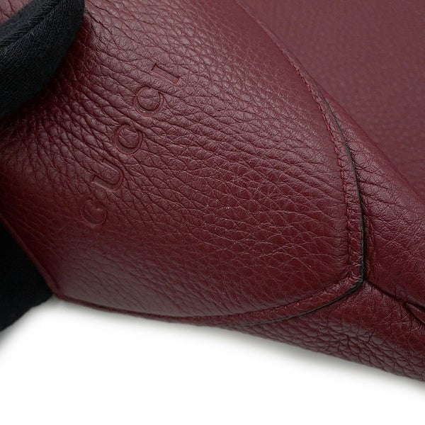 グッチ ショルダーバッグ GUCCI B ミディアム レザー 820169 GUCCI 2way ボルドー