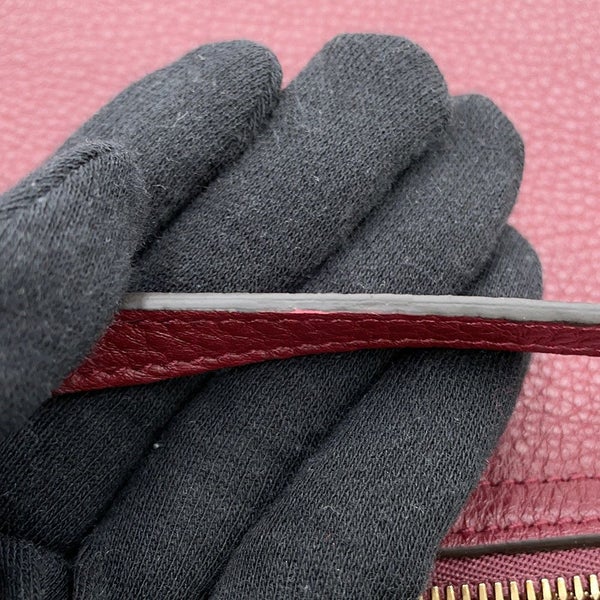 グッチ ショルダーバッグ GUCCI B ミディアム レザー 820169 GUCCI 2way ボルドー