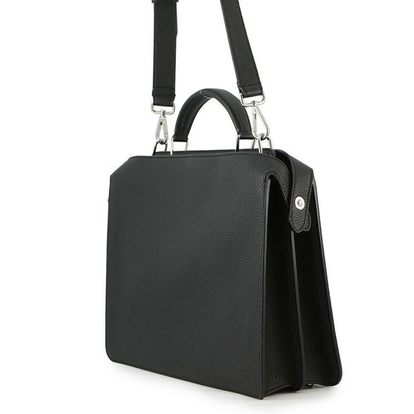 フェンディ ハンドバッグ ピーカブー アイシーユー ミディアム レザー 7VA529 FENDI 2way ビジネスバッグ 黒