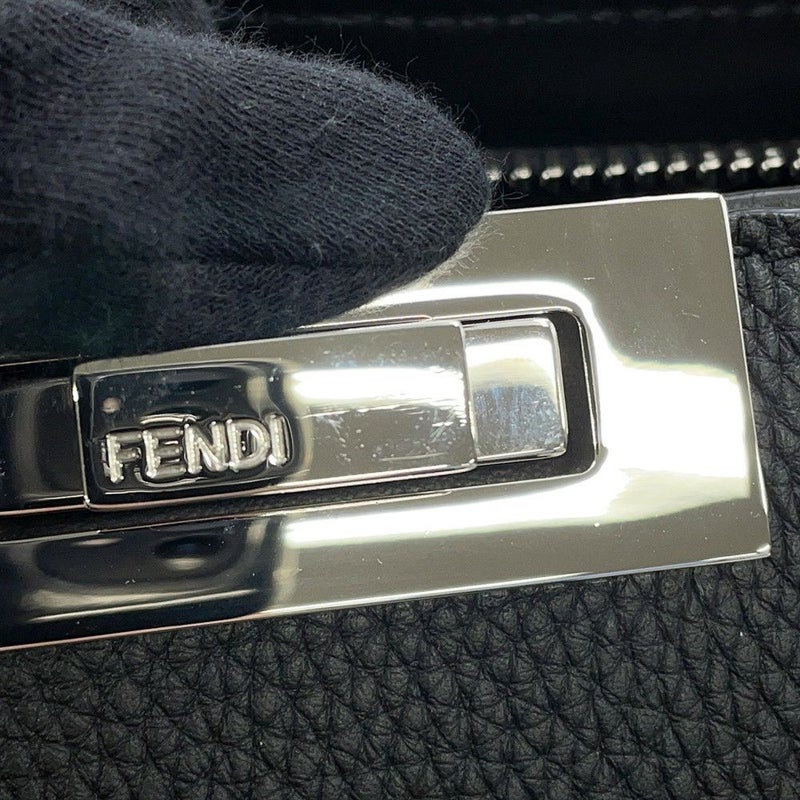 フェンディ ハンドバッグ ピーカブー アイシーユー ミディアム レザー 7VA529 FENDI 2way ビジネスバッグ 黒