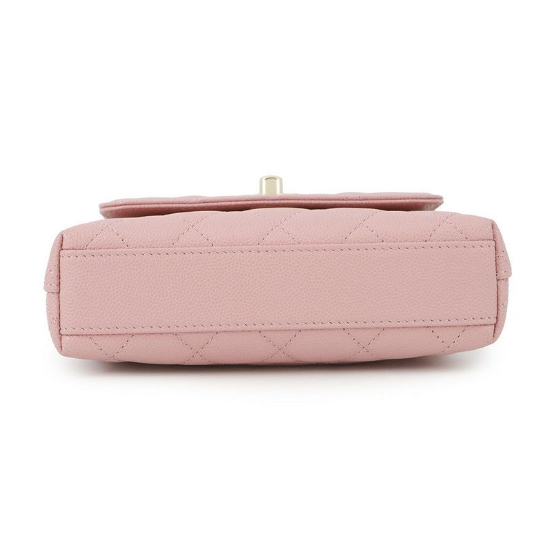 シャネル ハンドバッグ マトラッセ ココハンドル ミニミニ キャビアスキン AP4244 2wayチェーンショルダー