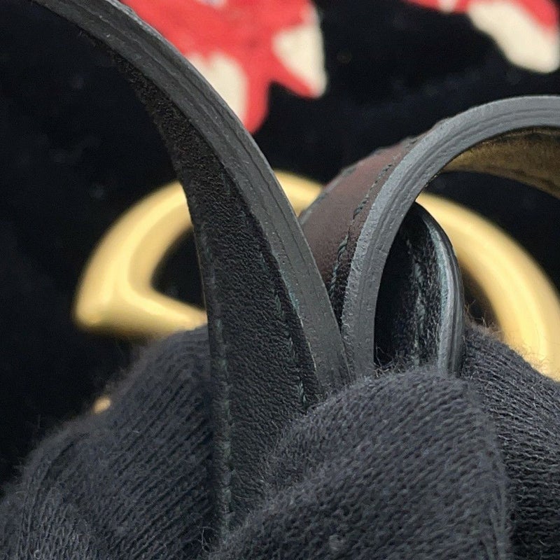 グッチ ショルダーバッグ GGマーモント バンビ ベロア 447632 GUCCI 黒