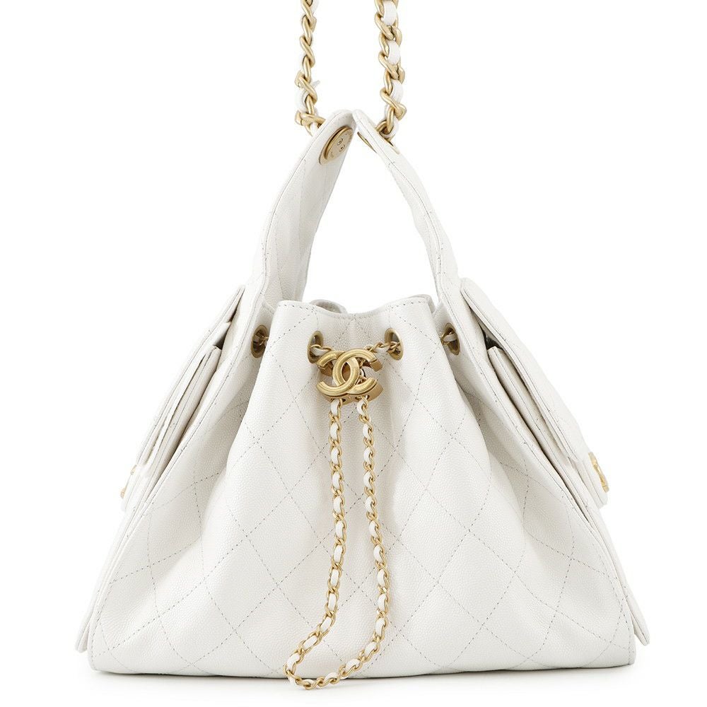 シャネル チェーンショルダーバッグ CHANEL25 スモール キャビアスキン