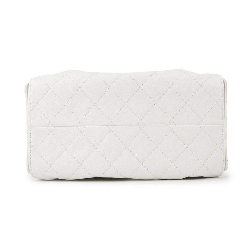 シャネル チェーンショルダーバッグ CHANEL25 スモール キャビアスキン AS5293 CHANEL バッグ 白