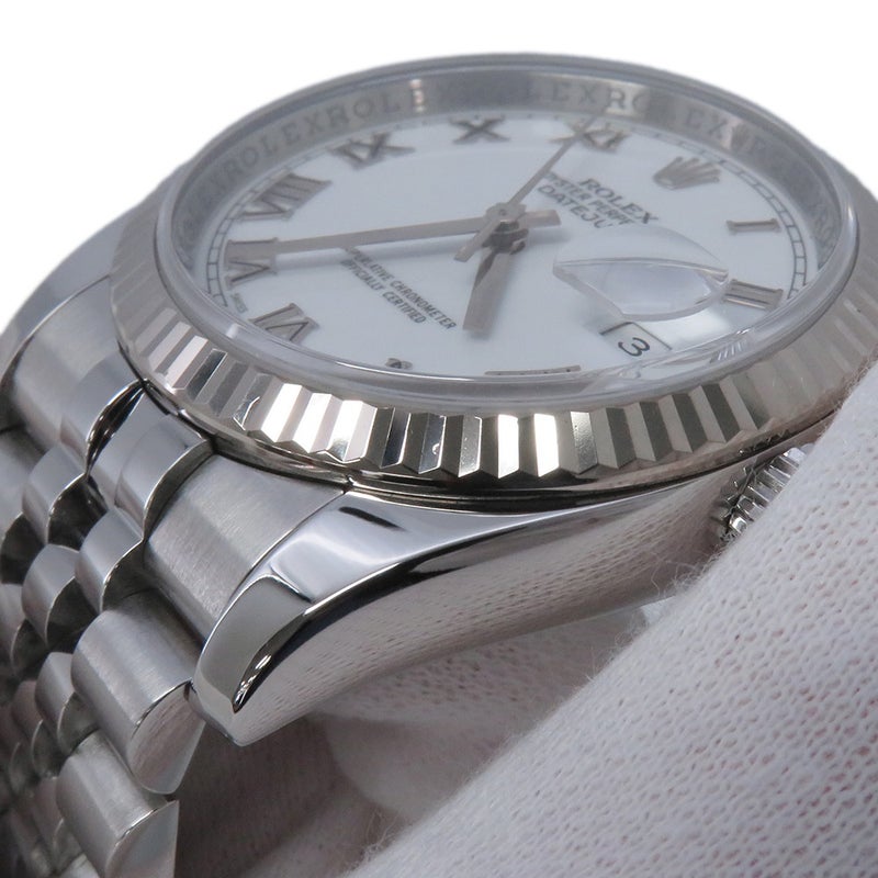 ロレックス デイトジャスト36 Z番 SS/K18WG 116234 ROLEX 腕時計 白文字盤