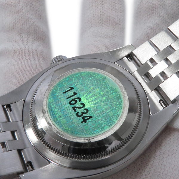 ロレックス デイトジャスト36 Z番 SS/K18WG 116234 ROLEX 腕時計 白文字盤