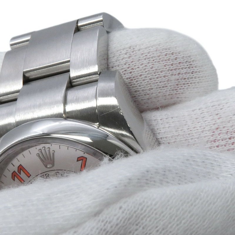 ロレックス エアキング M番 114200 ROLEX 腕時計 シルバーコンセントリック文字盤 アラビア