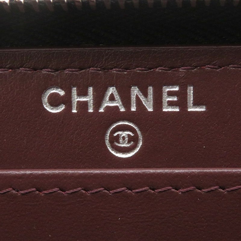 シャネル 長財布 クラシック ロング ジップ ウォレット ココマーク キャビアスキン キルティング AP0242 CHANEL マトラッセ 黒