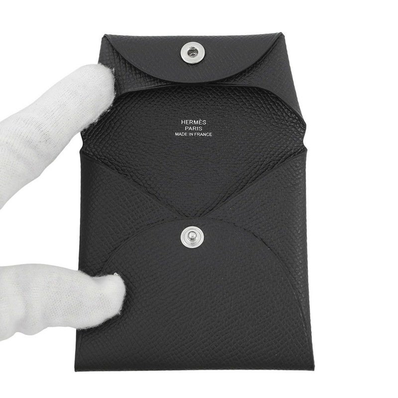 エルメス コインケース バスティア ブラック エプソン B刻印 HERMES 小銭入れ 黒